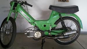 Lime Green Puch Moped
