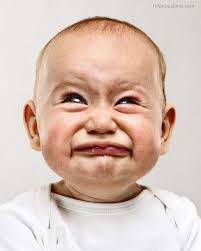 funny baby crying