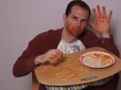 messy spaghetti